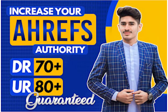 increase dr, increase ahrefs dr 70, domain rating 50 SEO