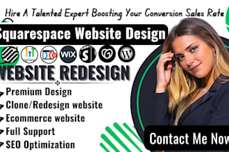 create or redesign coaching, healthcare, life coach, squarespace website design