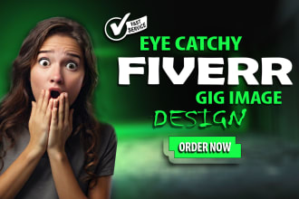 design fiverr gig image, thumbnail, cover photo fiverr gig design in 24 hour