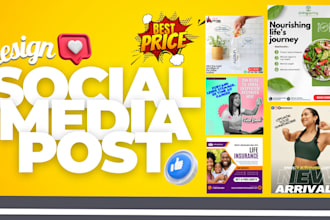 design social media post in canva, instagram post, fb post