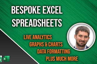 create your bespoke spreadsheets