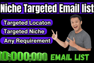 do bulk email collection and find niche targeted email list
