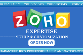 do zoho crm, zoho campaigns, zoho desk, zoho flow, zoho forms, zoho sites, books