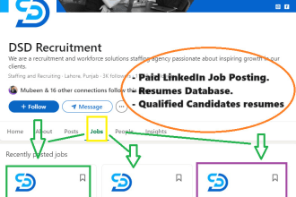 do recruiting qualified candidates from linkedin job posting