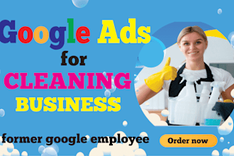 setup google leads campaign for cleaning business