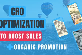 promote your online shop, optimize cro, shopify, ebay, amazon, etsy shop sales