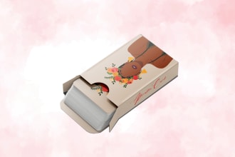 design unique box packaging for your cards