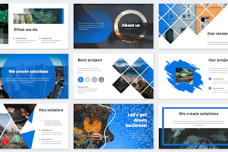 design powerpoint presentation and investor pitch deck