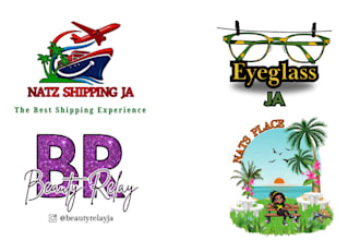 create modern business logo with copyrights