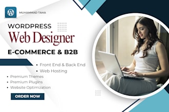 build website design and redesign wordpress website