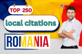 do top 250 romania local citations and directory submission for local seo