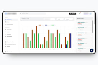 create a fully custom CRM software or lead management web portal