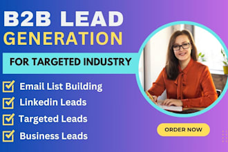 do targeted b2b lead generation, linkedin leads, and email list building