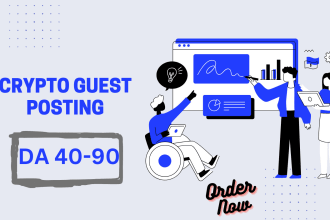 provide cryptocurrency guest post backlinks services