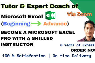tutor of ms excel formulas, functions for expert guide