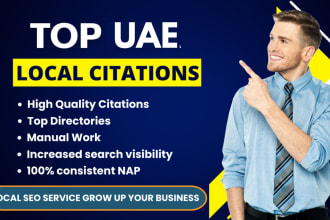 do uae, dubai local citations and directory submission for local SEO