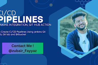 create ci cd pipelines using jenkins github gitlab bitbucket
