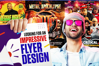 design custom flyers, social media posts, banners and ads
