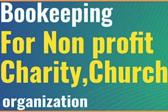 do nonprofit charity accounting and bookkeeping in quickbooks, xero, wave