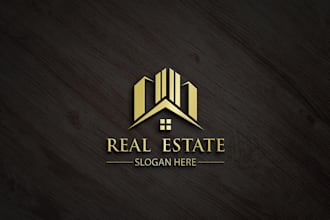 create attractive real estate, contraction, building, clothing and boutique logo