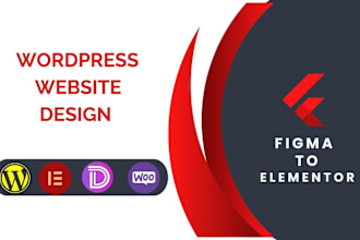 design and revamp wordpress website or figma to elementor