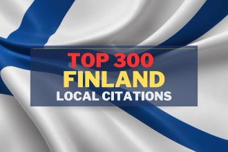 do finland top 300 local citation and directory submission for local seo