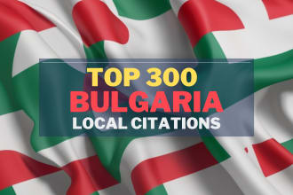 do bulgaria top 300 local citations and directory submission for local seo