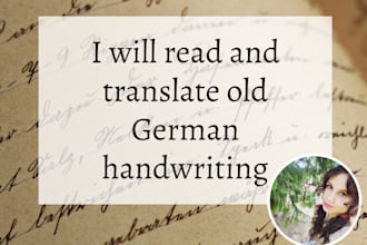 transcribe and translate óld german cursive