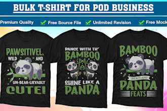 make bulk custom tshirt designs for merch