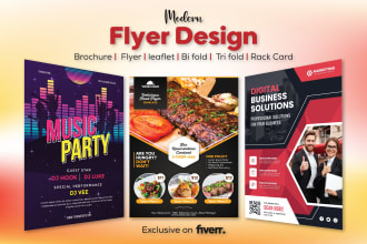 design brochure, flyer, bifold, trifold and leaflet