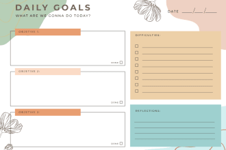 design a custom digital calendar, planner and journal for you and your business