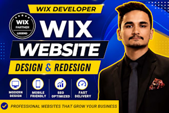 wix website redesign, wix website design, wix website development, wix redesign