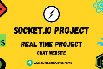 make real time chat application using socket io