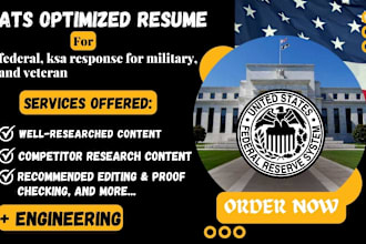 federal resume, federal resume writing, ksa response for military, and veteran