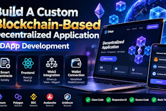 build a custom blockchain based decentralized