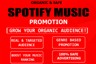 do professional spotify music promotion through ads campaign