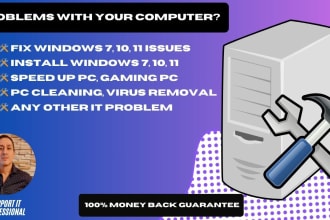 repair, fix, troubleshoot, optimize windows PC and laptop