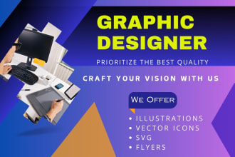 design logo, custom icons, svgs and vector graphics