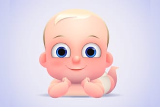create a modern illustration for web, app or business