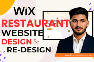 create wix restaurant website and online ordering and wix ecommerce