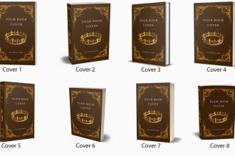 do 3d book cover mockup and ebook mockup