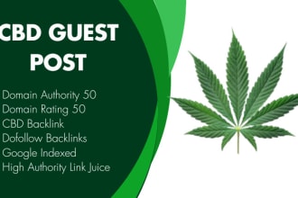 publish high da50 cbd guest post, cbd blog with dofollow backlink