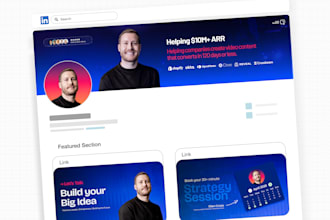 design a professional linkedin banner