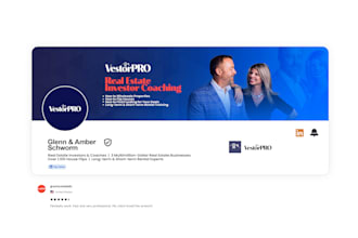 design linkedin banner background photo