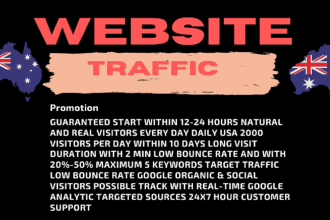 organic website traffic to increase sales UK,australia
