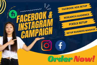 set up facebook and instagram ads campaigns