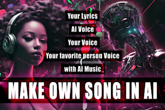 create song in your lyrics and voice using ai