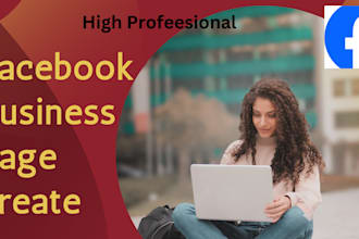 crate and set up professional facebook business page