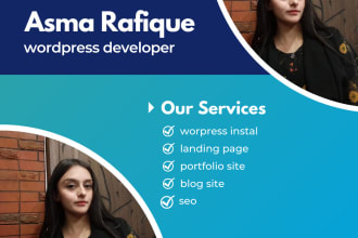 design, redesign, build, rebuild, clone, edit, fix or revamp wordpress website