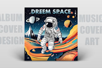 design stunning music album cover art or cd cover artwork